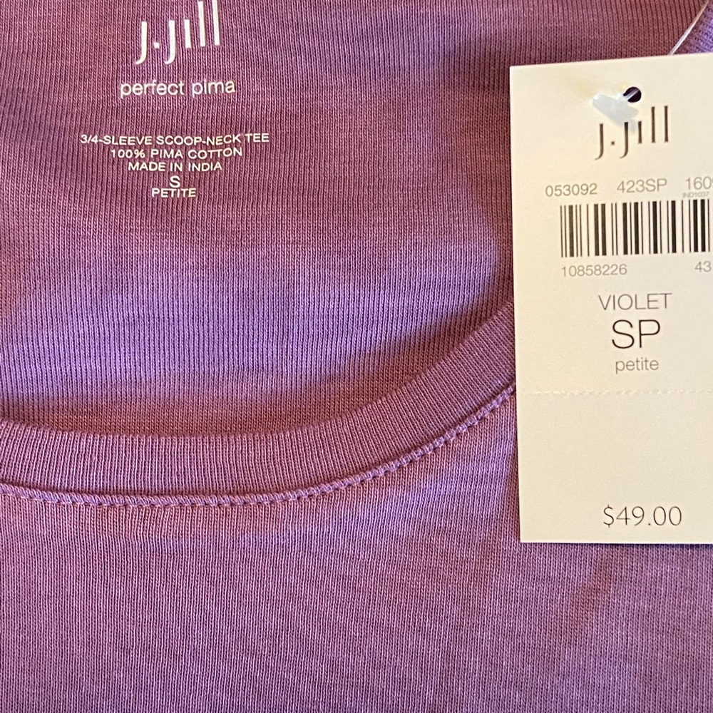 J . Jill Pima tunic NWT